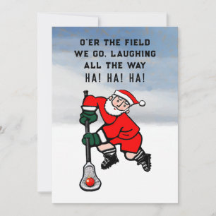 Funny Lacrosse Christmas Holiday