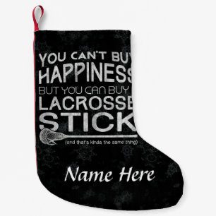 Funny Lacrosse Design Christmas Stocking