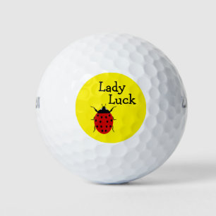 Funny Ladies Ladybug Theme Golf Balls