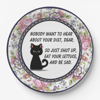 Funny Ladies Luncheon Tea Party Custom Paper Plate