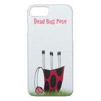 Funny Ladybug Dead Bug Yoga Pose
