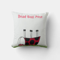 Funny Ladybug Dead Bug Yoga Pose