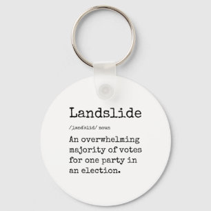 Funny Landslide Definition Great Trump Landslide V Key Ring