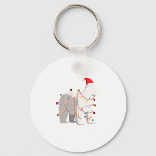 Funny Lar Bear Christmas Graphics Animal Lights Lo Key Ring