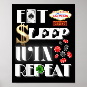 Funny Las Vegas Casino Trip Party Couple Family Ma Poster