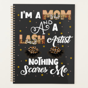 Funny Lash Artist Cosmetologist Quote  Planner