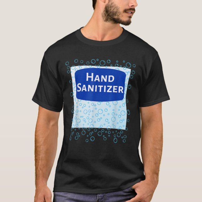 Funny Last Minute and Easy Hand Sanitizer Hallowee T-Shirt (Front)