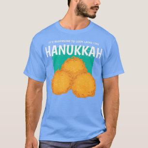 Funny Latkes Traditional Jewish Hanukkah Pun  T-Shirt