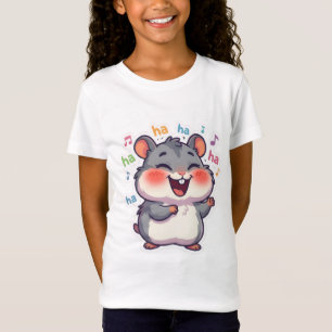 Funny Laughing Hamster Ha Ha Meme Kids Graphic T-S T-Shirt