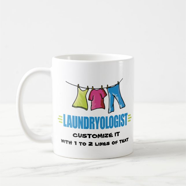 Funny Laundry Coffee Mug (Left)