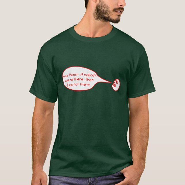 Funny Law Comic Legal Defendant Your Honour Joke  T-Shirt (Front)