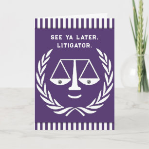 Funny Law School Graduation Card