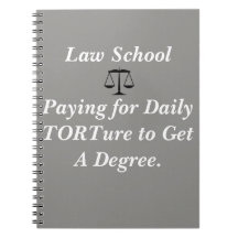 Funny Law School Notebook