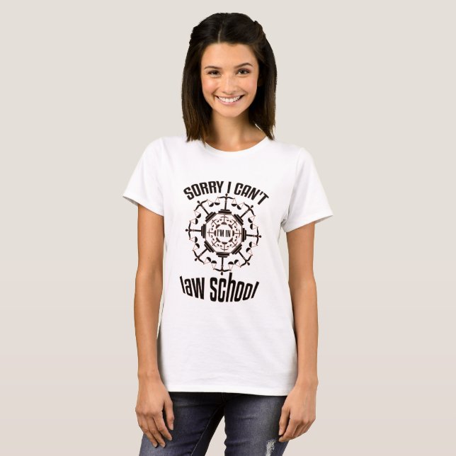 Funny law school student saying T-Shirt (Front Full)