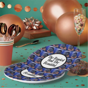 Funny Lawn Bowls Bowled Beautiful Design, Paper Plate