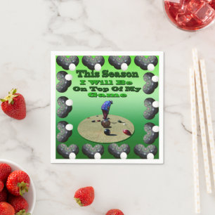 Funny Lawn Bowls, Paper Party Napkins