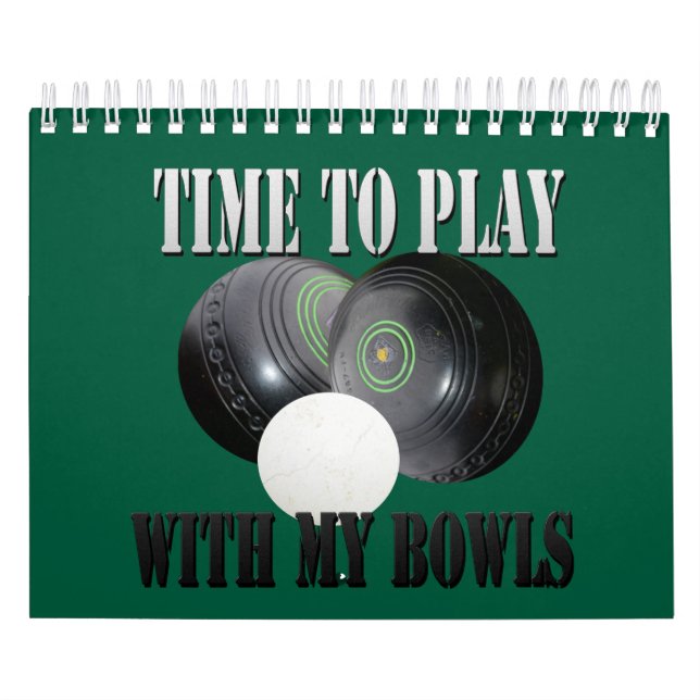 Funny Lawn Bowls Pics And Puns, Calendar (Cover)