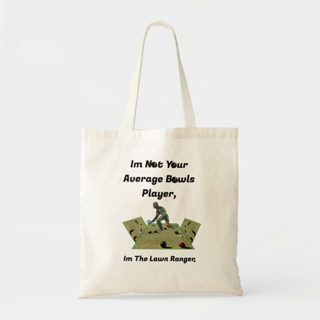 Funny Lawn Bowls Ranger,  Tote Bag (Front)