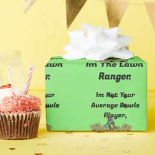 Funny Lawn Bowls Ranger, Wrapping Paper