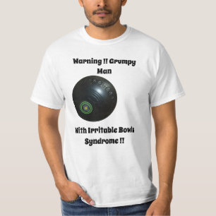 Funny Lawn Bowls Syndrome, Mens Value Tshirt