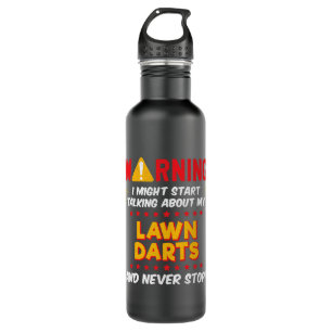 Funny Lawn Darts Joke Graphic 710 Ml Water Bottle