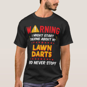 Funny Lawn Darts Joke Graphic T-Shirt