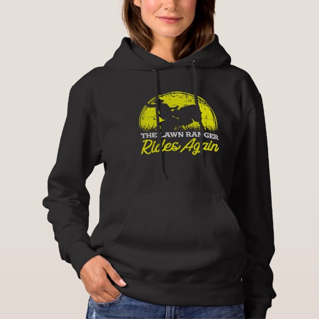Funny Lawn Mower I Garden Rider Gift Hoodie (Front)