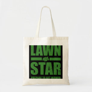 Funny Lawn Mower Mowing Corn Star Yard Work Lawn T Tote Bag