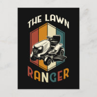 Funny Lawn Mowing Father Grass Mower