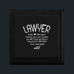 Funny Lawyer Definition Gift Box<br><div class="desc">Funny Lawyer Definition</div>
