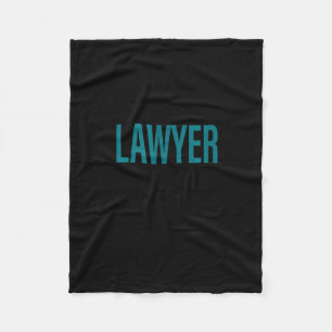 Funny lawyer definition quote attorney student fleece blanket