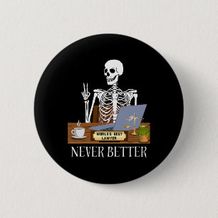 Funny Lawyer Halloween 6 Cm Round Badge