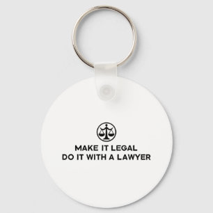 Funny Lawyer Key Ring