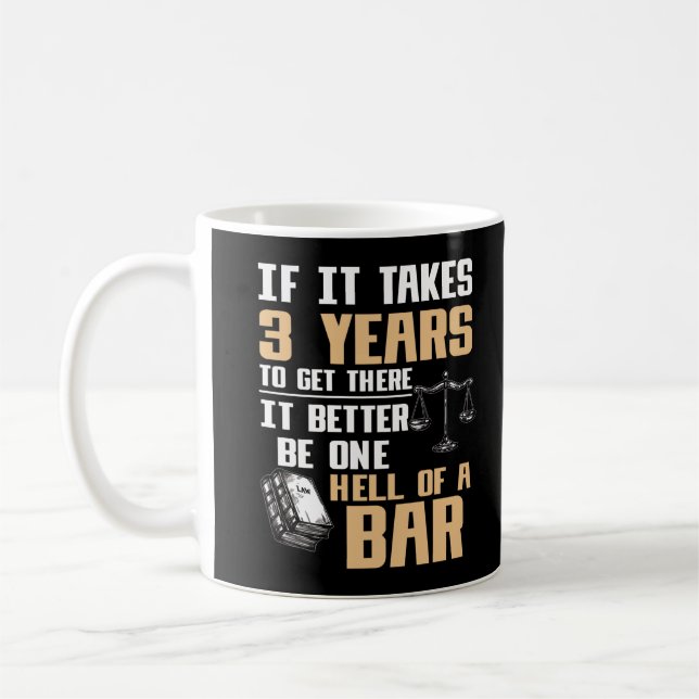 Funny Lawyer Student Future Attorneys Coffee Mug (Left)
