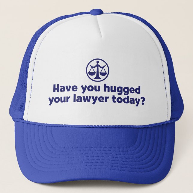 Funny Lawyer Trucker Hat (Front)