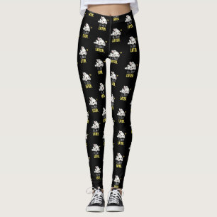 Funny Lazy Bunny I’ll Do It Later Cute Animal Meme Leggings