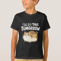 Funny Lazy Cat -I'll Do This Tomorrow