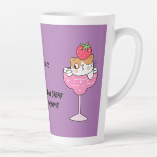 Funny Lazy Cat Latte Mugs