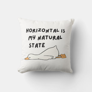 Funny Lazy Duck Cushion