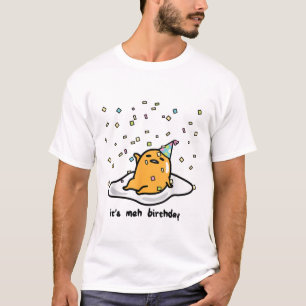 "Funny Lazy Egg Birthday T-Shirt   Cute Meh Birthd