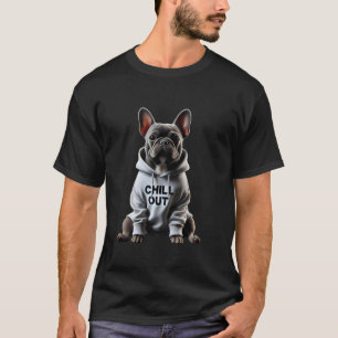 Funny Lazy French Bulldog Dog Chillin Dogs Chill O T-Shirt