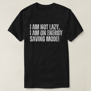Funny Lazy Man T-Shirt