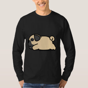 funny lazy pug Classic T-Shirt 346
