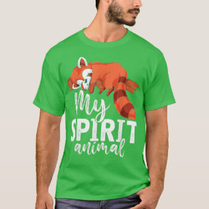 Funny Lazy Red Panda My Spirit Animal T-Shirt