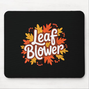 Funny Leaf Blower Fall Costume Couple Halloween Ma Mouse Pad