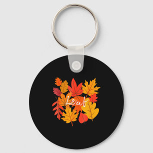 Funny Leaf Blower Fall Couple Halloween Costume Gi Key Ring