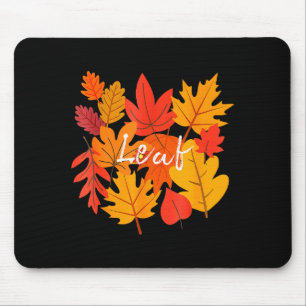 Funny Leaf Blower Fall Couple Halloween Costume Gi Mouse Pad