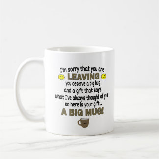 Funny Leaving Gift For Coworker Colleague Coffee Mug