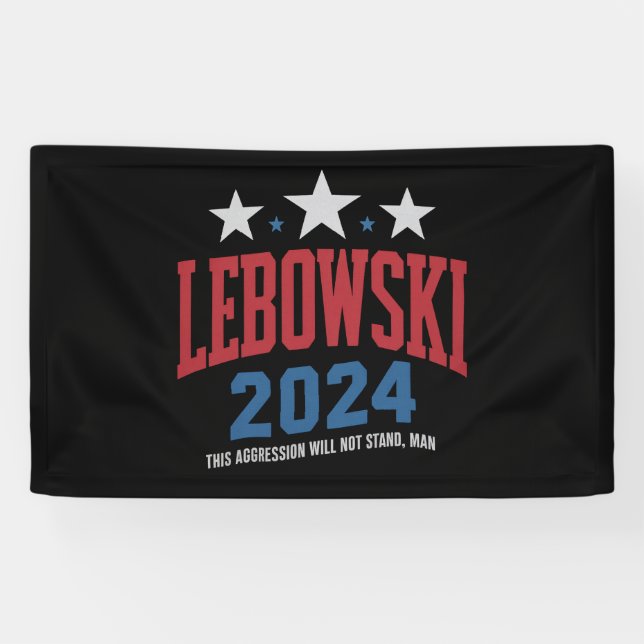 Funny Lebowski Political Election Vote 2024  Banner (Horizontal)