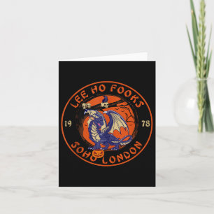 Funny Lee Ho Fooks Halloween Party Chinese Restaur Card